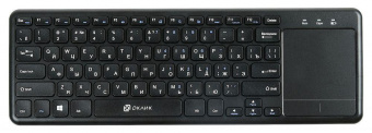 Клавиатура Оклик 830ST черный USB беспроводная slim Multimedia Touch от магазина РЭССИ