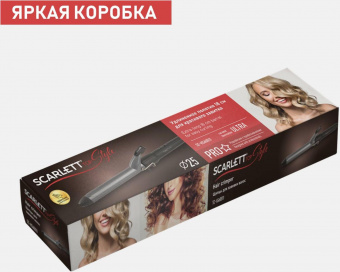 Щипцы Scarlett SC-HS60011 40Вт макс.темп.:190С покрытие:керамико-турмалиновое черный от магазина РЭССИ