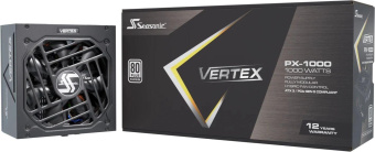 Блок питания Seasonic ATX 1000W VERTEX PX-1000 80+ platinum (20+4pin) APFC 135mm fan 18xSATA Cab Manag RTL от магазина РЭССИ