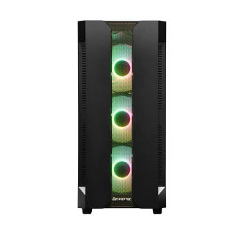 Корпус Chieftec Hunter черный без БП ATX 4x120mm 4x140mm 2xUSB3.1 audio bott PSU от магазина РЭССИ