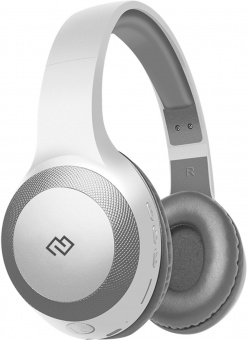 Гарнитура накладные Digma BT-15 белый/серый беспроводные bluetooth оголовье (BT-15W) от магазина РЭССИ