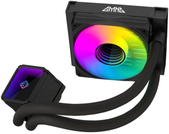 Система водяного охлаждения GMNG GG-LC120ARGB1 ARGB 120x120x25mm Soc-AM5/AM4/1151/1200/2066/1700 черный 4-pin 22-35dB Al+Cu 180W 900gr Ret (GG-LC120ARGB1-BK) от магазина РЭССИ