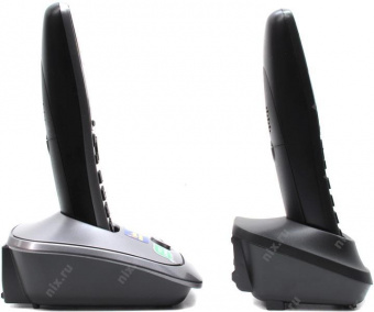 Р/Телефон Dect Panasonic KX-TG2512RU1 серый металлик (труб. в компл.:2шт) АОН от магазина РЭССИ