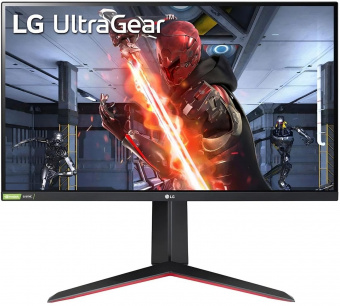 Монитор LG 27" UltraGear 27GN650-B черный/красный IPS LED 1ms 16:9 HDMI матовая HAS Piv 1000:1 350cd 178гр/178гр 1920x1080 G-Sync DP FHD 7.2кг от магазина РЭССИ
