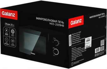 Микроволновая Печь Galanz MOS-2009MB 20л. 700Вт черный от магазина РЭССИ