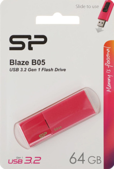 Флеш Диск Silicon Power 64Gb Blaze B05 SP064GBUF3B05V1H USB3.0 розовый от магазина РЭССИ