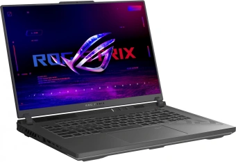 Ноутбук Asus ROG Strix G16 G614JI-N4413 Core i7 13650HX 32Gb SSD1Tb NVIDIA GeForce RTX4070 8Gb 16" IPS WQXGA (2560x1600) noOS grey WiFi BT Cam (90NR0D41-M00VN0) от магазина РЭССИ