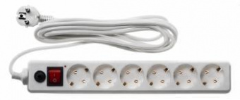 Сетевой фильтр Buro 600SH-16-3-W 3м (6 розеток) белый (коробка) от магазина РЭССИ