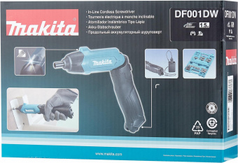 Отвертка аккум. Makita DF001DW аккум. патрон:шестигранник 6.35 мм (1/4) (кейс в комплекте) от магазина РЭССИ