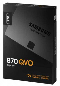 Накопитель SSD Samsung SATA III 2Tb MZ-77Q2T0BW 870 QVO 2.5" от магазина РЭССИ