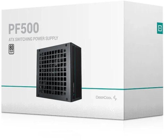Блок питания Deepcool ATX 500W PF500 V2 80 PLUS WHITE (20+4pin) APFC 120mm fan 6xSATA RTL от магазина РЭССИ