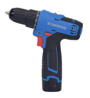 Дрель-шуруповерт Starwind DP-10-16H-2 аккум. патрон:быстрозажимной (кейс в комплекте) (DCJZ1602) от магазина РЭССИ