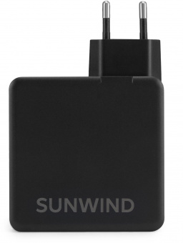 Сетевое зар./устр. SunWind SWWB0 100W 5A (PD+QC) USB/USB Type-C универсальное черный (SWWB0H1100BK) от магазина РЭССИ