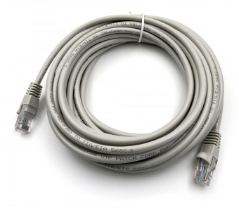 Патч-корд Buro UTP 4 пары cat5E CCA molded 7м серый RJ-45 (m)-RJ-45 (m) от магазина РЭССИ