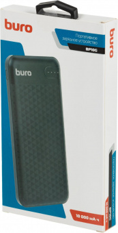 Мобильный аккумулятор Buro BP10G 10000mAh 2.1A черный (BP10G10PBK) от магазина РЭССИ