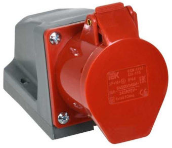 Розетка ОП ССИ-115 16А 3P+PE+N 380В IP44 PSR12-016-5 от магазина РЭССИ