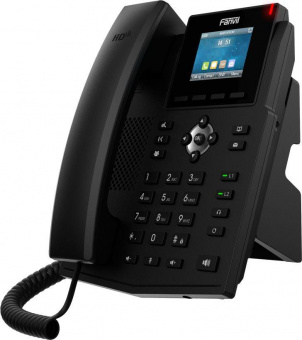 Телефон IP Fanvil X3SW черный от магазина РЭССИ