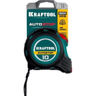 Рулетка с автостопом KRAFTOOL AutoStop 10 м 3412-10-25 от магазина РЭССИ