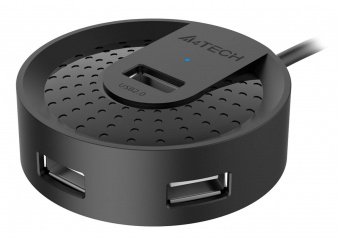 Разветвитель USB 2.0 A4Tech HUB-20 4порт. черный от магазина РЭССИ