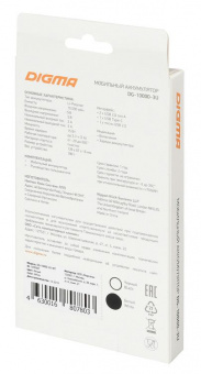 Мобильный аккумулятор Digma DG-10000-3U 10000mAh 3A белый (DG-10000-3U-WT) от магазина РЭССИ