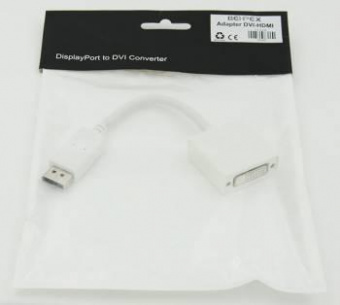 Переходник DisplayPort (m) DVI (f) белый от магазина РЭССИ