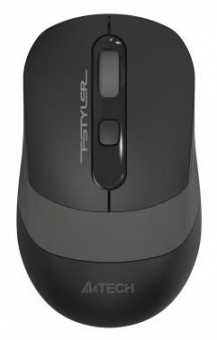 Мышь A4Tech Fstyler FG10S черный/серый оптическая (2000dpi) silent беспроводная USB для ноутбука (4but) от магазина РЭССИ
