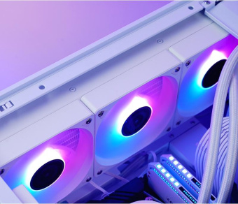 Система водяного охлаждения Jonsbo TG-360 ARGB Soc-AM5/AM4/1200/1700/1851 черный 4-pin 22.9-35.4dB Al+Cu 300W 2660gr Ret (TG-360 ARGB BLACK) от магазина РЭССИ