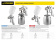 Картинка Краскораспылитель Stayer Master 06472-1.5 225л/мин соп.:1.5мм бак:0.75л серебристый от магазина РЭССИ Краскораспылитель Stayer Master 06472-1.5 225л/мин соп.:1.5мм бак:0.75л серебристый от магазина РЭССИ