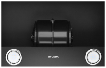 Вытяжка встраиваемая Hyundai HBH 6236 BG черный управление: кулисные переключатели (1 мотор) от магазина РЭССИ