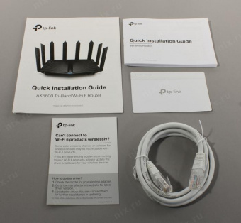 Роутер беспроводной TP-Link Archer AX90 AX6600 100/1000/2500BASE-T черный от магазина РЭССИ