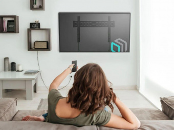Кронштейн для телевизора Onkron TM6 черный 43"-85" макс.68кг настенный наклон от магазина РЭССИ