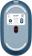 Мышь Acer OMR301 синий оптическая 1600dpi беспров. BT/Radio USB 4but (ZL.MCECC.01S) от магазина РЭССИ