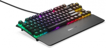 Клавиатура Steelseries Apex Pro TKL механическая черный USB for gamer LED (подставка для запястий) (64734) от магазина РЭССИ