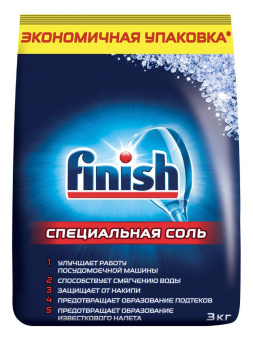 Соль от накипи для посудомоечных машин FINISH 3 кг 3072341 605758 от магазина РЭССИ