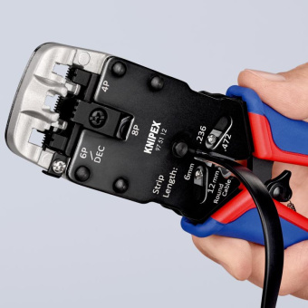 Ручной обжимник KNIPEX KN-975112 от магазина РЭССИ