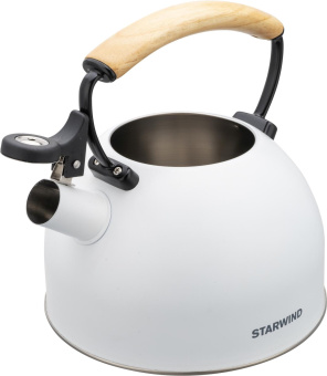 Чайник металлический Starwind Chef Country 2.5л. белый (SW-CH1712) от магазина РЭССИ
