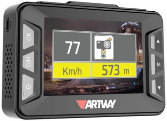 Видеорегистратор с радар-детектором Artway COMBO MD-106 GPS черный от магазина РЭССИ