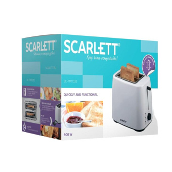 Тостер Scarlett SC-TM11032 800Вт белый от магазина РЭССИ