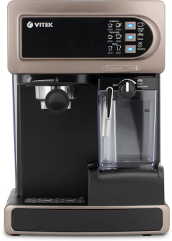 Кофеварка рожковая Vitek VT-1517 BN 1238Вт коричневый от магазина РЭССИ
