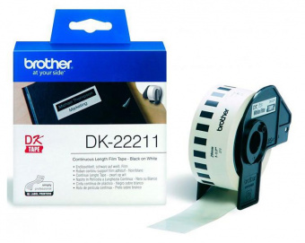 Картридж ленточный Brother DK22211 белый для Brother QL-570 от магазина РЭССИ