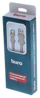 Кабель Buro BHP RET USB_MINI18 USB (m)-mini USB (m) 1.8м серый от магазина РЭССИ