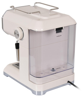 Кофеварка рожковая Hyundai HEM-5300 850Вт бежевый/серебристый от магазина РЭССИ