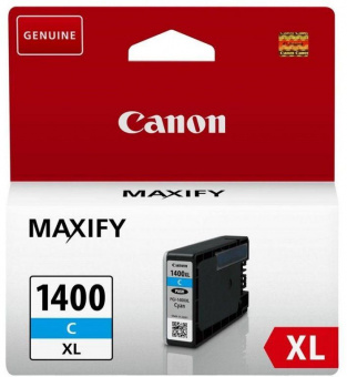 Картридж струйный Canon PGI-1400XLC 9202B001 голубой (1200стр.) для Canon Maxify МВ2040/2340 от магазина РЭССИ