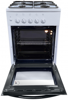 Плита Газовая Starwind SRGG521 белый (стеклянная крышка) реш.сталь от магазина РЭССИ