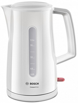 Чайник электрический Bosch TWK3A011 1.7л. 2400Вт белый (корпус: пластик) от магазина РЭССИ