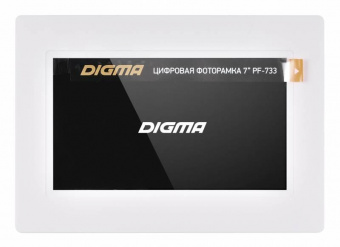 Фоторамка Digma 7" PF-733 800x480 белый пластик от магазина РЭССИ