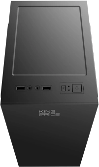 Корпус KingPrice KPCC-MN201 черный без БП mATX 1x80mm 2x120mm 2xUSB2.0 audio от магазина РЭССИ