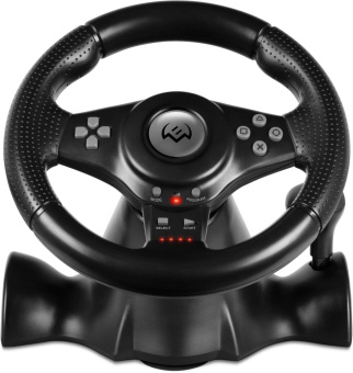 Руль Sven GC-W150 16кноп. (с педалями) черный от магазина РЭССИ