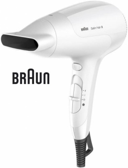 Фен Braun HD 380 2000Вт белый/серебристый от магазина РЭССИ