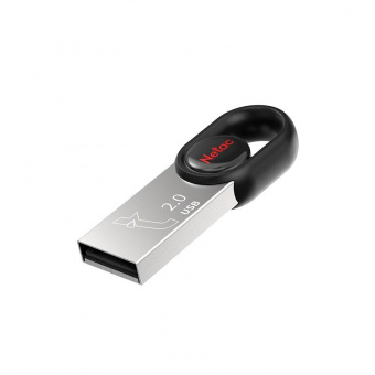 Флеш Диск Netac 16Gb UM2 NT03UM2N-016G-20BK USB2.0 серебристый/черный от магазина РЭССИ